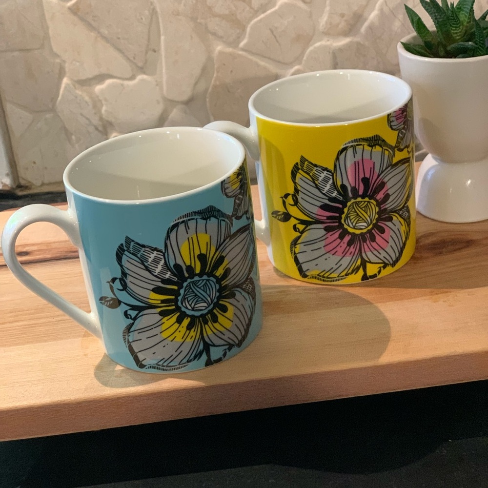 LUCIANO GOURMET | Set of 2 | Vintage Floral Design Mugs